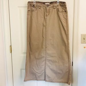 Maurices Khaki skirt